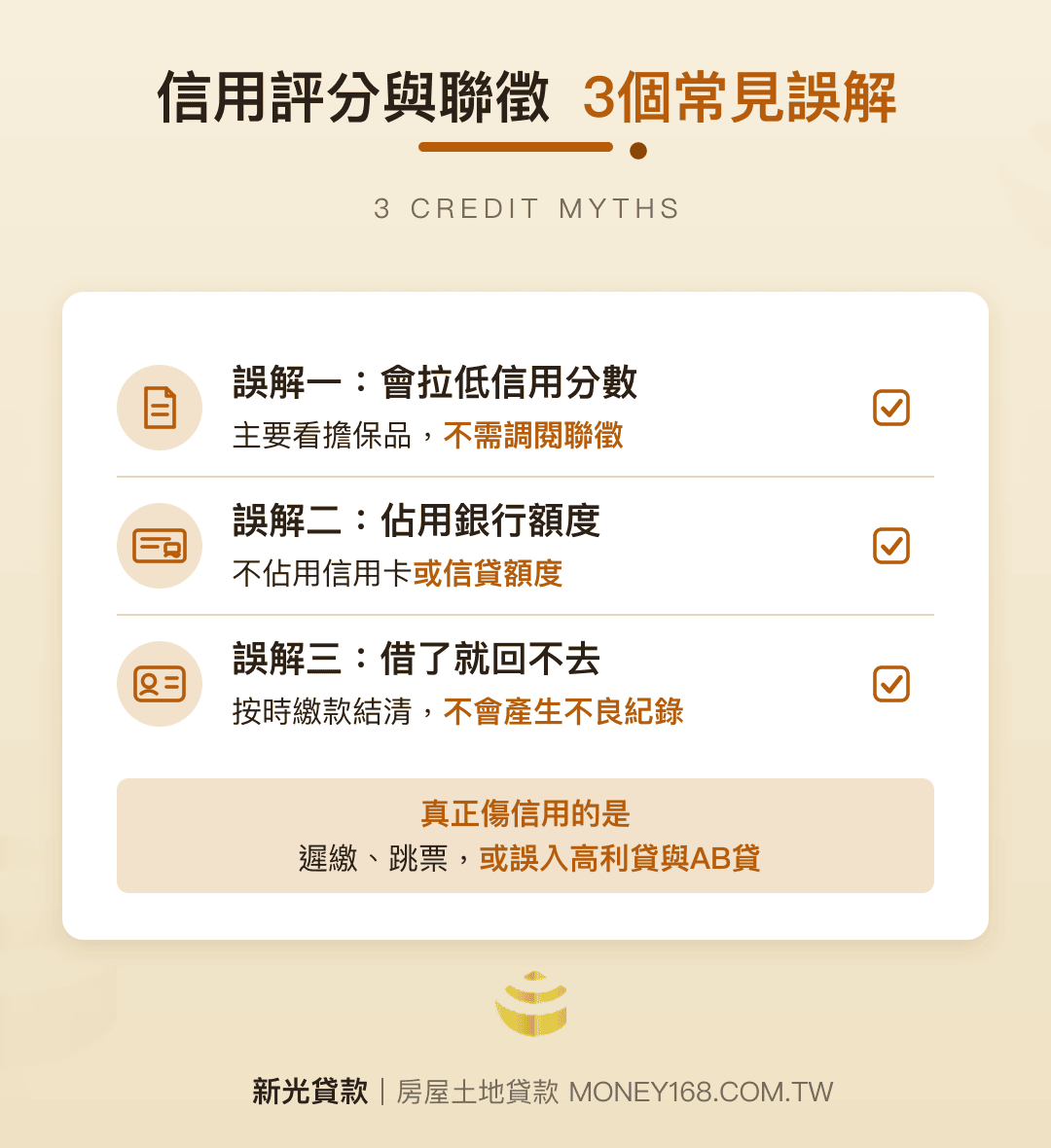 小額借款信用聯徵3大誤解破解